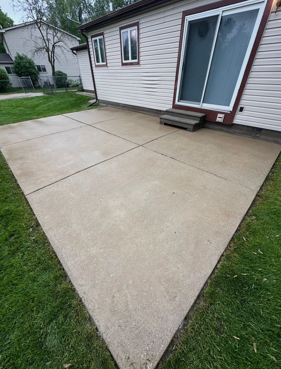 After Cement Patio