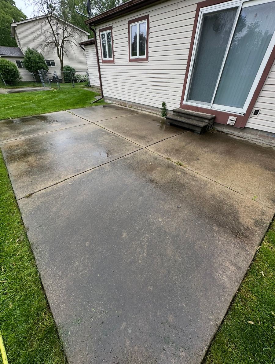 Before Cement Patio